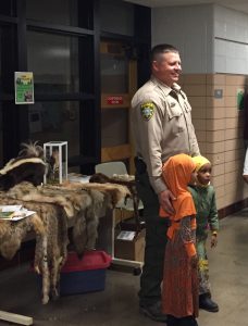 Woodlawn students with Polk County Conservation officer.